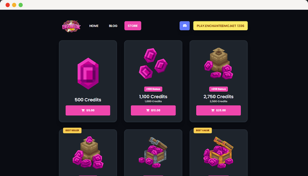 https://store.enchantedmc.net/